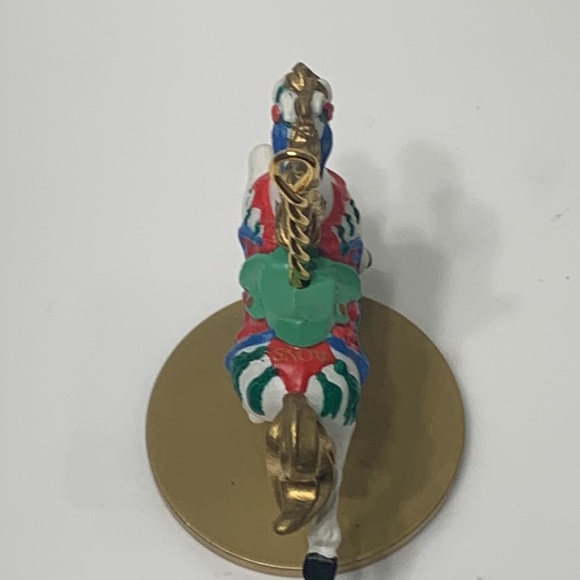 Carousel Horse Snow 1st Hallmark 1989 - Picture 8 of 12